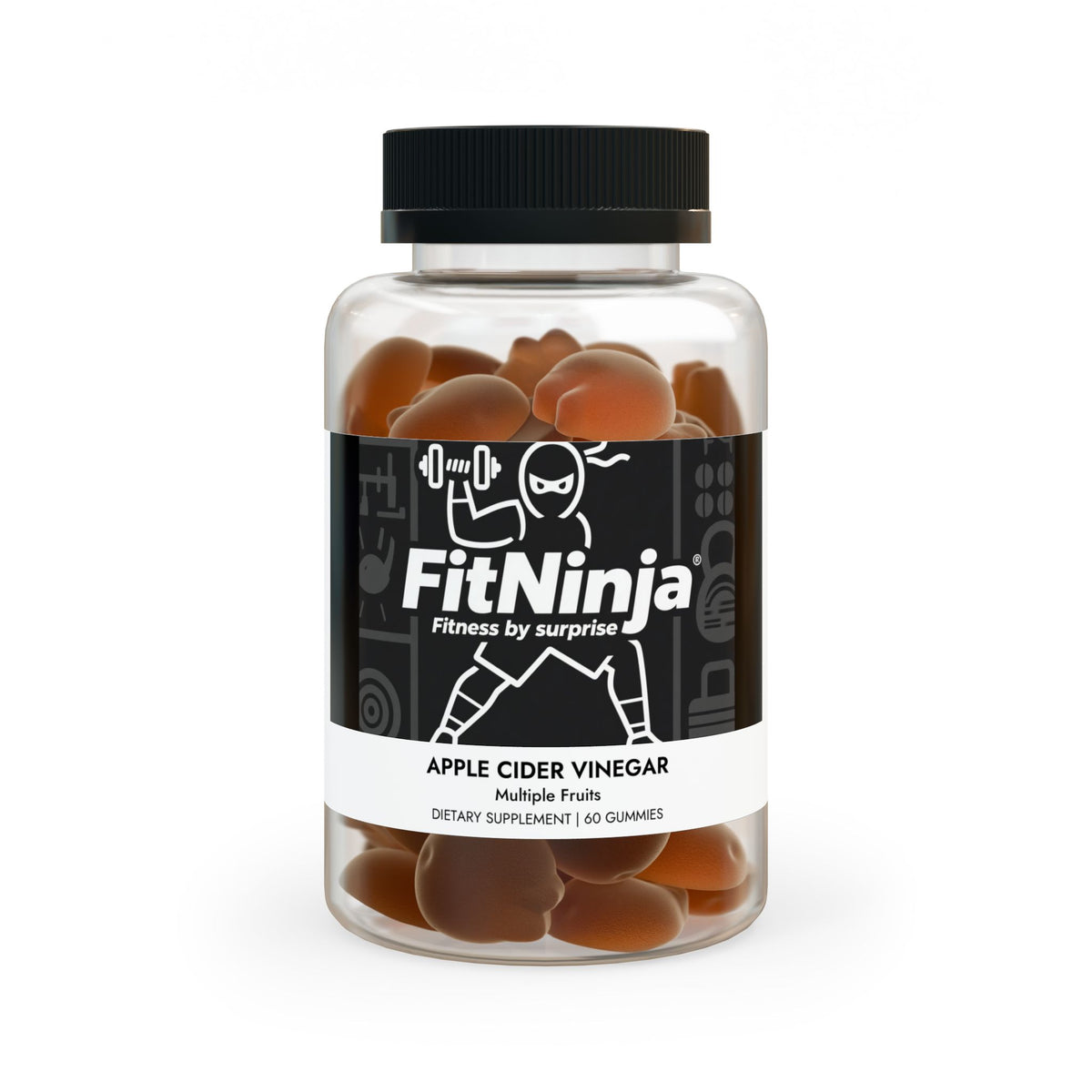 FitNinja Apple Cider Vinegar Gummies (60 Gummies)