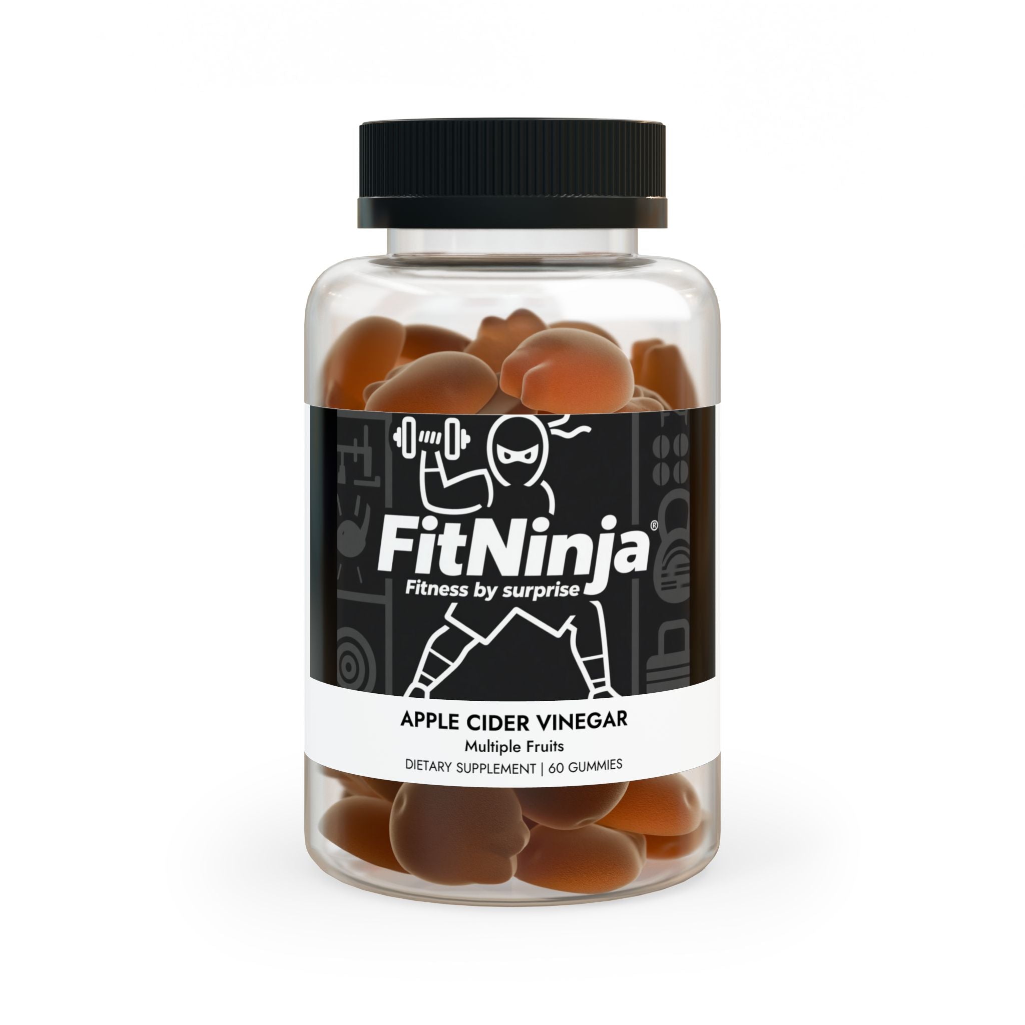 FitNinja Apple Cider Vinegar Gummies (60 Gummies)