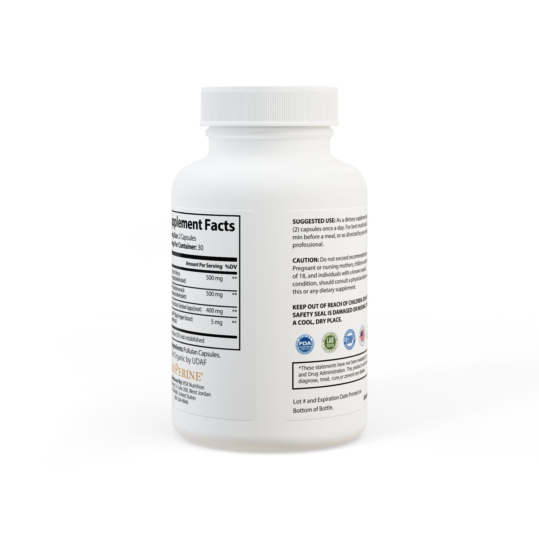 FitNinja Sea Moss Supplement (60 Capsules)