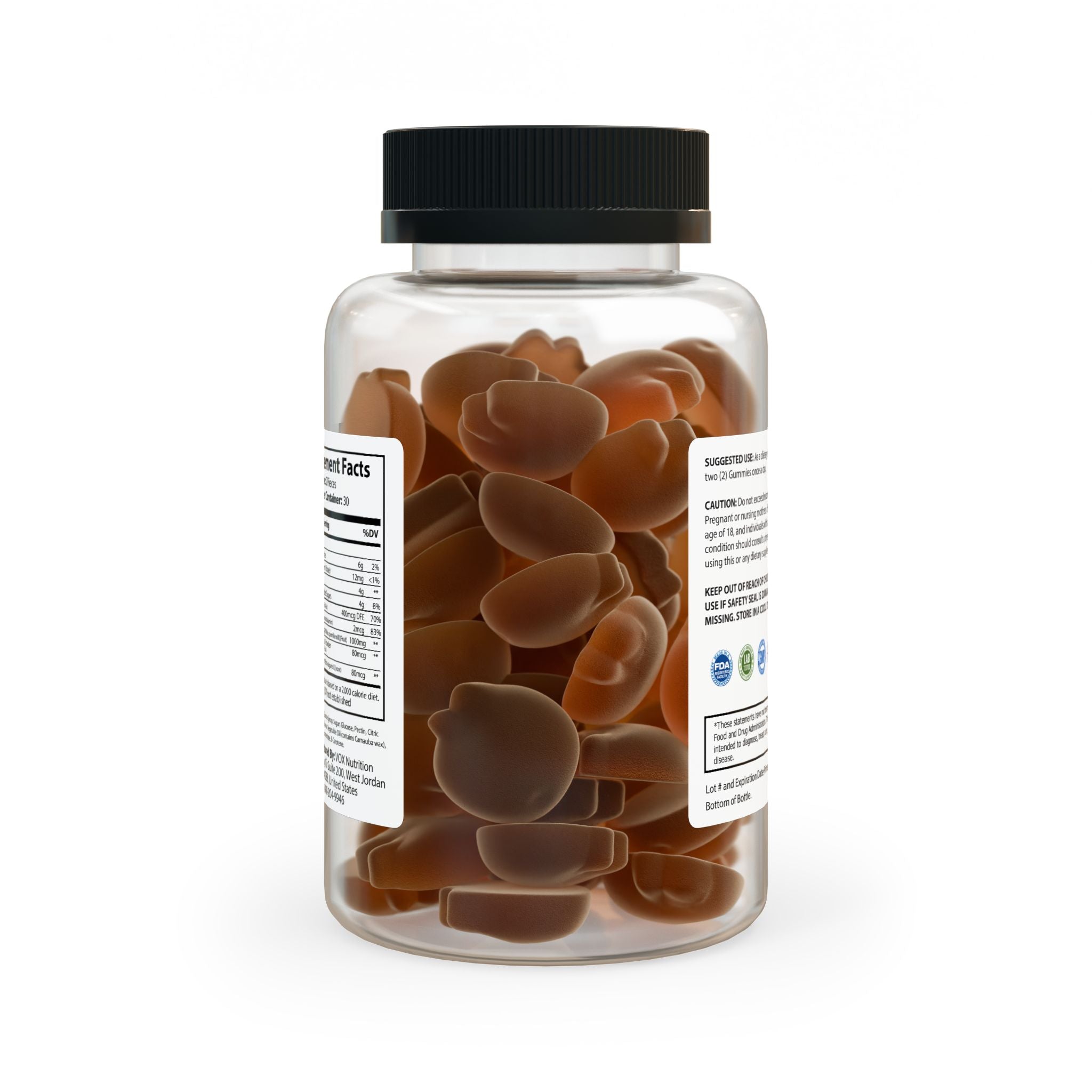 FitNinja Apple Cider Vinegar Gummies (60 Gummies)