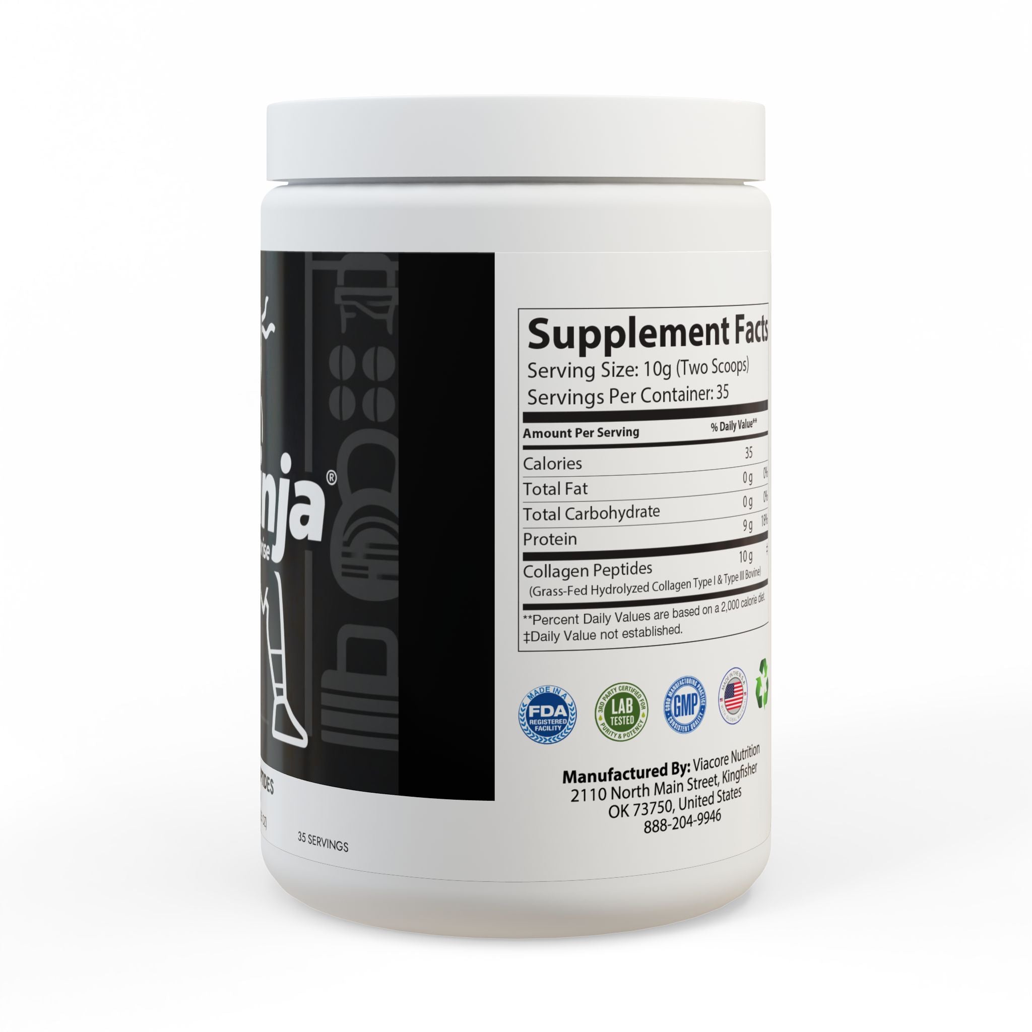 Collagen Peptides Type I & III Supplement (350g, 12.3oz)